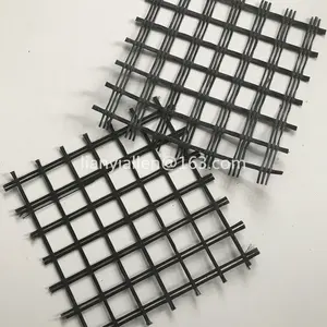 Soil Reinforcement Fiberglass Geogrid For Asphalt Pavement/Bitumen Coated Fiberglass Geogrids