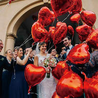 Globos de Mylar de papel de helio en forma de corazón de amor rojo de 18 pulgadas Globos personalizados San Valentín aniversario Día de San Valentín decoración de boda