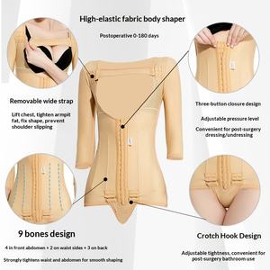 Thin Spandex Waist <strong>and</strong> Abdomen Ring Blister Body Bodysuit Mother's Hip Beauty Waistband <strong>Arm</strong> After Liposuction - Product Image 4