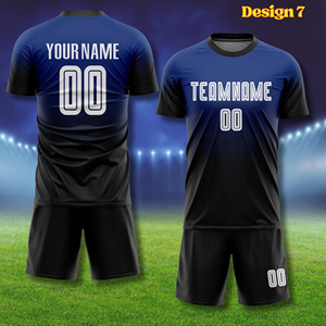 Maillots de football en gros, nouveau design, imprimés et personnalisés, tenues de football pour hommes - F00 - Product Image 5