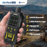 Détecteur de gaz multi-fonctions intelligent BX403 4-en-1 avec pompe d'aspiration, suivi GPS 4G Cloud, O2, H2S, CO, LEL et alarme de chute, pour protection IP66 contre la poussière et l'eau