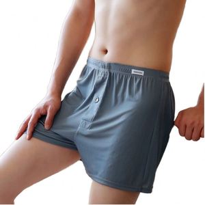 Men's Mid-Rise <b>Boxer</b> Briefs Breathable Ice Silk Knitted Fabric Anti-Bacterial Waist Logo Sports - Product Image 1