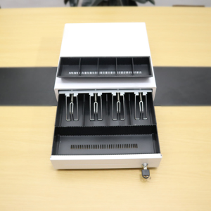 Cajón <span class=keywords><strong>de</strong></span> efectivo personalizado y económico <span class=keywords><strong>de</strong></span> la marca SPRT con 5 compartimentos para billetes y 8 para monedas, mecanismo <span class=keywords><strong>de</strong></span> rodillos y cerradura con llave para tiendas minoristas, ideal para venta al por mayor. - Product Image 2