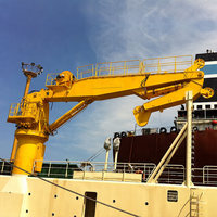 Grue de pont marine hydraulique à flèche articulée 8T 100T ABS EAC 5-30 tonnes avec rangement, prix FOB