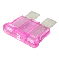Mini-fusible automatique Jepart DC 3A rose en métal, fusible à puce 32V DC, capacité de coupure pour la protection des circuits électriques automobiles DC