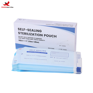 Pochette plate stérile en papier pour dialyse, stérilisée à l'oxyde d'éthylène (EO), pour autoclave, approvisionnement en vrac, jetable, GZ RTS, commande mixte en vrac - Product Image 1