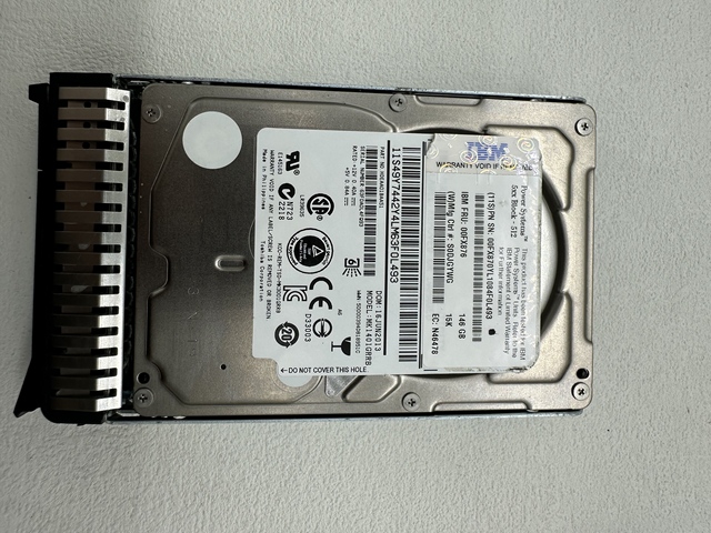 Used 00FX876 146GB 15000 RPM SAS 6Gbps 2.5" SFF Enterprise Internal Hard Drive HDD