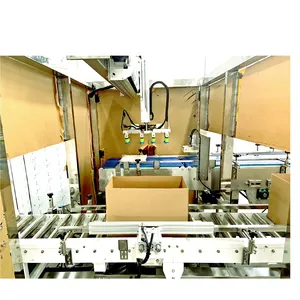 Automatischer Hülle-Ersteller Roboter-Verpackungsmaschine Kartonbox Packmaschine elektrisch angetrieben