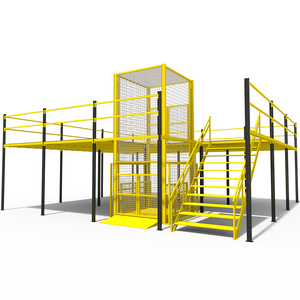 Strong Load <strong>Capacity</strong> Steel Structure Platform <strong>Mezzanine</strong> Floor <strong>Racking</strong> Shelf Rack Shelves for Warehouse Office - Product Image 1