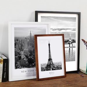 <span class=keywords><strong>Cadre</strong></span> photo mural rectangulaire en bois massif Longtai, vente en gros d'usine, 5-16 pouces, A3/A4, pour studio - Product Image 1