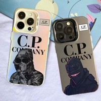 Étui de téléphone élégant et design Moni pour 12/13/Mini/XR/XS/11/14/15/16 Pro Max, design en pierre d'Islande CP, peinture UV multicolores