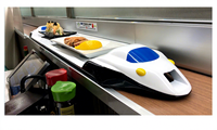 Machine à bande transporteuse de sushi Système de bande transporteuse de sushi Robot de livraison de train de sushi