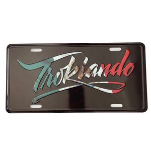 <span class=keywords><strong>Plaque</strong></span> d'immatriculation de <span class=keywords><strong>moto</strong></span> en aluminium souvenir à distance personnalisée - Product Image 4