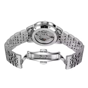 Orologi <span class=keywords><strong>da</strong></span> Uomo FORSINING Meccanici Scheletrati di Lusso con Movimento Automatico <span class=keywords><strong>Orologio</strong></span> Casual alla Moda con Cinturino a Trama <span class=keywords><strong>Legno</strong></span> - Product Image 5
