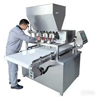 Équipement multifonctionnel de distribution précise de crème pâtissière et de confiture à vitesse réglable par conversion de fréquence