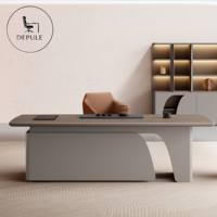 Ensemble de table à thé au design moderne, bois massif, nouveau mobilier de bureau commercial, grande table longue, nouveau design