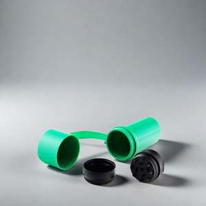 Frasco de Almacenamiento de Hierbas con Molinillo de Plástico CANNA, Frasco de Plástico para Guardar Hierbas con Molinillo - Product Image 5