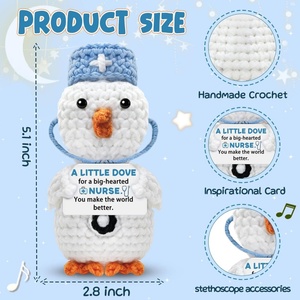 Ganso <span class=keywords><strong>de</strong></span> Peluche <span class=keywords><strong>de</strong></span> Ganchillo Positivo, Regalos para la Semana <span class=keywords><strong>de</strong></span> la <span class=keywords><strong>Enfermera</strong></span>, Regalo <span class=keywords><strong>de</strong></span> Graduación <span class=keywords><strong>de</strong></span> Enfermería, Regalo <span class=keywords><strong>de</strong></span> Agradecimiento para Enfermeras Registradas - Product Image 6