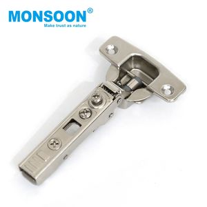 Charnières de meuble de cuisine 35 mm à recouvrement total pour porte en bois, charnières continues à fermeture amortie bidirectionnelles 4D réglables - Product Image 3