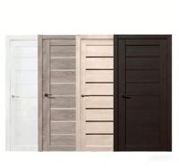 Porte en bois PVC WPC insonorisée et étanche sur mesure pour appartements et villas, surface finie en polymère
