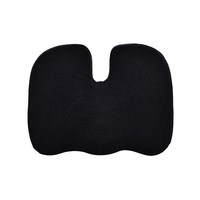 Coussin de siège ergonomique en mousse à mémoire de forme et coussin de dos lombaire pour soulager la douleur du coccyx