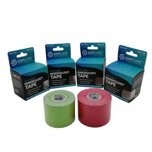 Cinta muscular reflectante de 5cm x 5m, cinta de kinesiología autocortada de Color personalizado, protección de articulaciones, cinta K elástica de rayón, suministro de fábrica - Product Image 3