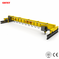 Pont roulant électrique monopoutre FEM de 15 tonnes, conforme aux normes européennes, personnalisable pour les tâches de manutention de matériaux en usine et atelier