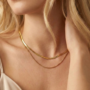 Collana in Osso di Serpente a Prezzo di Fabbrica, Elegante per Uso Quotidiano, Design <span class=keywords><strong>Unico</strong></span>, Regalo per Amiche - Product Image 5