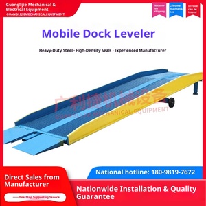 Pont de chargement mobile et réglable pour le déchargement de conteneurs logistiques de 6 à 10 tonnes, plateforme pour chariot élévateur, nouveau YDDCQ, continent - Product Image 5