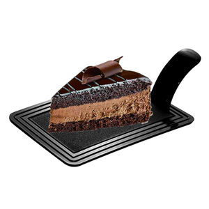 Vassoi Monouso Quadrati e Rotondi per Dessert, Basi per Torte in Carta e Plastica Alimentare con Parete Ondulata - Product Image 4