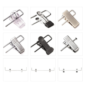 Cintres en plastique robustes personnalisés pour magasins de gros, moulés par injection, <span class=keywords><strong>design</strong></span> multifonctionnel - Product Image 6