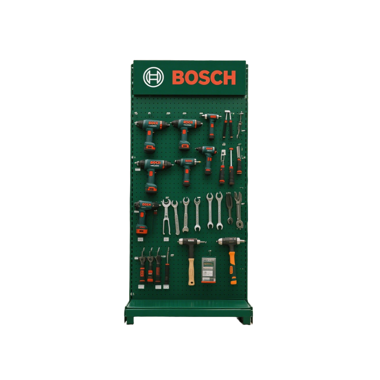 Apache Custom Metal Tool Display Stand for Auto Repair Shop & Factory Use for Supermarket Shelves — view 1