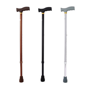Bâton de marche réglable en alliage d'aluminium Msn pour personnes âgées, support de fitness, options multicolores - Product Image 1