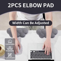 PORON Cloud Corner 2 Pack Repose-poignets en forme de L pour clavier et souris, avec protection d'angle en L et tapis de clavier pour bureau