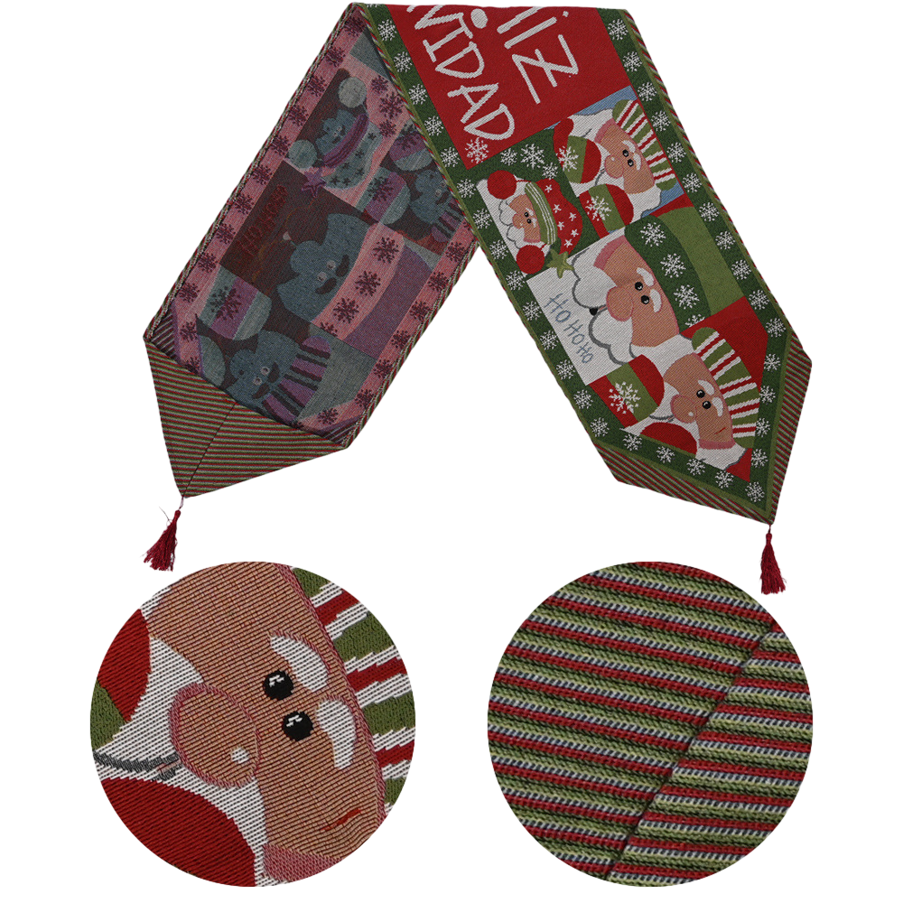 Drapeau de table de Noël