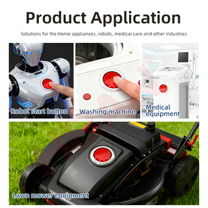 مفاتيح ضغط بلاستيكية مخصصة برأس 1no1nc، مفتاح لحظي أو ثابت للتشغيل والإيقاف، 12 فولت، 22 مم، مقاوم للماء - Product Image 6