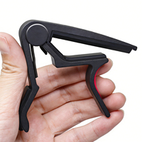 Penjepit Gitar Custom Factory Matte Finish dengan Slot Penahan Pick untuk Aksesoris Gitar Akustik, Elektrik, dan Klasik