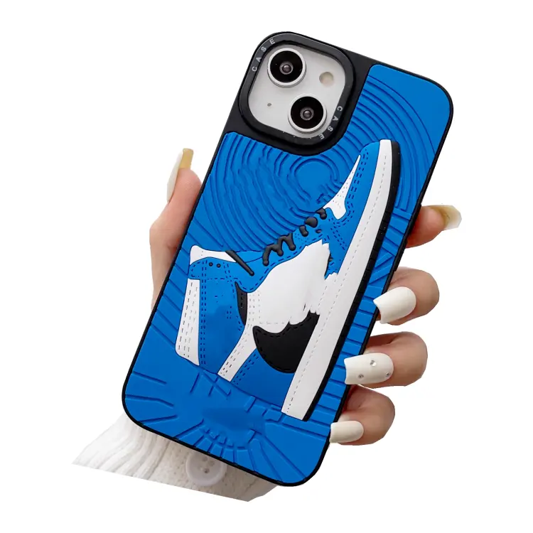 Custodie per cellulare 3D AJ moda Sneaker di lusso in silicone di design per telefono sportivo per iphone 15 14 13 11 12 P