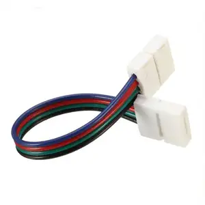 솔더리스 3528 5050 8mm 10mm 12mm 2 3 4 5 6 핀 RGB RGBW led 스트립 커넥터