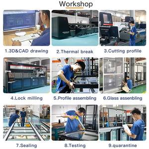 Portes coulissantes et pliantes en alliage d'aluminium vert, style rétro français, idéales pour les chambres et les bureaux (vente en gros) - Product Image 6