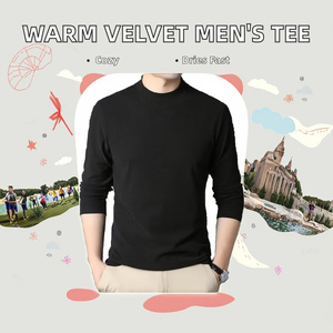 T-shirt à manches longues en jersey double face uni pour homme, personnalisé OEM, automne et hiver, 180 grammes, vierge, 100% polyester, chaud - Product Image 2