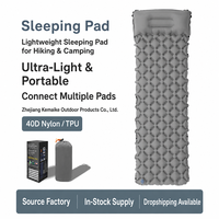 Matelas pneumatique gonflable individuel personnalisable en gros (26 modèles) pour le camping en tente et la randonnée en extérieur