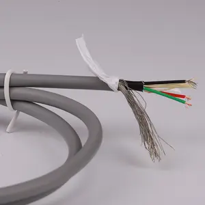 4 Lead Tpu-Jas Ecg-Kabel Uit De Fabriek Vertind Of Verzilverd Klatergoud