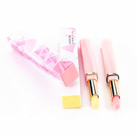 Baume à lèvres rose naturel hydratant végétalien avec Logo personnalisé