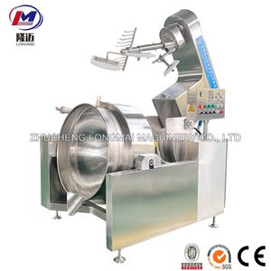 Pentole Industriali Riscaldate a Olio Elettrico con Miscelatore Automatico Planetario per Cottura Alimenti - Product Image 6