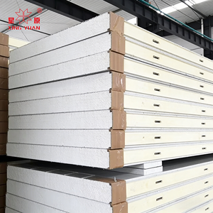 Panneaux isolés pour chambre froide, prix d'usine, ligne de production, fabrication de panneaux, murs, toits, panneaux sandwich en polyuréthane EPS PUR PIR PU - Product Image 1