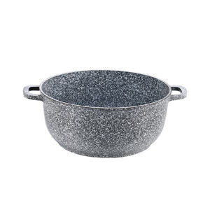 Индукционная литая алюминиевая 8-секционная керамическая кухонная посуда с силиконовыми стеклянными крышками, прочная и экологически безопасная духовка - Product Image 3