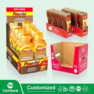 <span class=keywords><strong>Caja</strong></span> de Exhibición de Cartón Corrugado para Punto de Venta, Personalizada para Minoristas, Lista para Exhibir en Estantes, con Sistema de Desprendimiento Fácil - Product Image 3