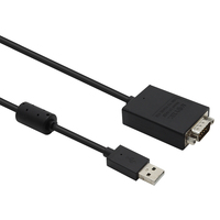 Cable de Comunicación USB a RS485 RS422 UOTEK, Blindado y Trenzado, Adaptador con Conector Macho DB9 de 1.5m, Convertidor para Computadora UT-8422