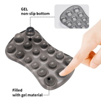 Tapis de souris antidérapant en gel de silicone transparent Sanxing avec repose-poignet, tapis de bureau résistant à l'eau pour le jeu et le bureau